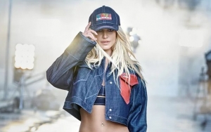 Britney Spears Flaunts Toned Abs in Denim Underwear for Kenzo's New Ad Campaign