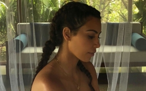 Topless Kim Kardashian Enjoys Spa Treatments in New Snap