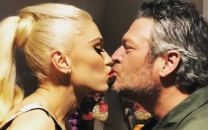 Gwen Stefani Shares Rare Kissing Photo With Blake Shelton From Las Vegas Show