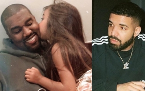 North West Helps Daddy Kanye Apologize to Drake by Doing This