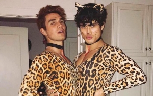 KJ Apa and Charles Melton Are Sexy Leopards for Halloween