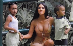 Kim Kardashian Mom-Shamed for Allegedly Photoshopping North West to Be Slimmer