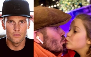 Tom Brady Gushy About David Beckham and Daughter Harper's Kissing Photo Despite Backlash