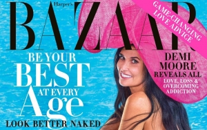 Demi Moore Strips Completely Naked for Harper's Bazaar at 56