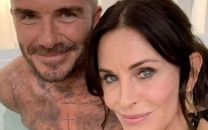 Courteney Cox Gets Into Hot Tub With David Beckham and Shares Their Picture on Instagram