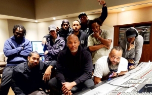 Dr. Dre Goes All Black When Returning to Studio One Day After Hospital Release