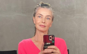 Paulina Porizkova Covers Bare Breasts With Hands in Embracing Social Media Post