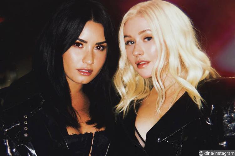 Christina Aguilera Collaborates With Demi Lovato on Feminist Anthem'Fall in Line