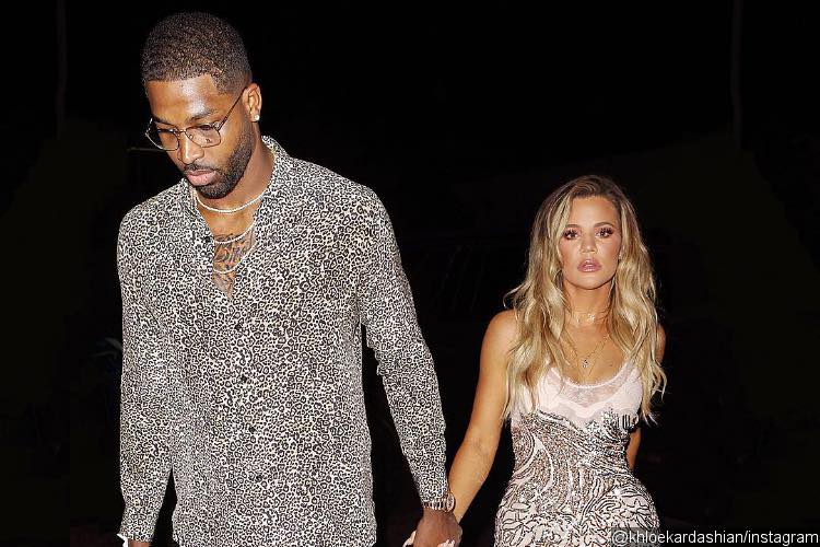 Khloe Kardashian Ditches Tristan Thompson's Name on Anniversary Gift for Kim and Kanye West