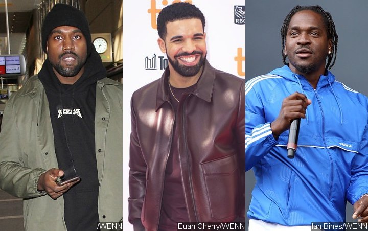 Kanye West Reaches Out to Drake's Mentor to End Pusha T Feud