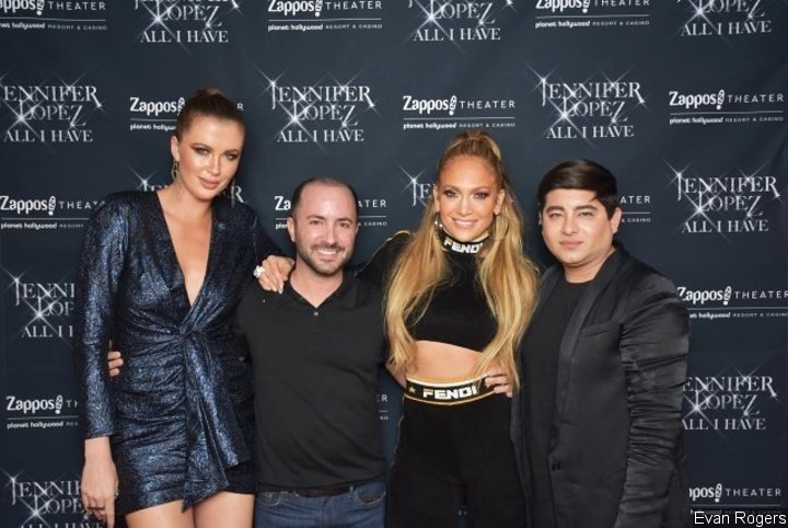 Jennifer Lopez and Guests at Las Vegas Show