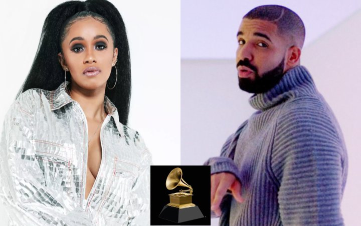 Nominations of 2019 Grammy Awards: Cardi B and Drake Vie for Biggest Honor