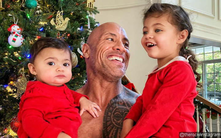 Dwayne Johnson Makes the Most of Daughters' Childhood Before They Refuse His Hug