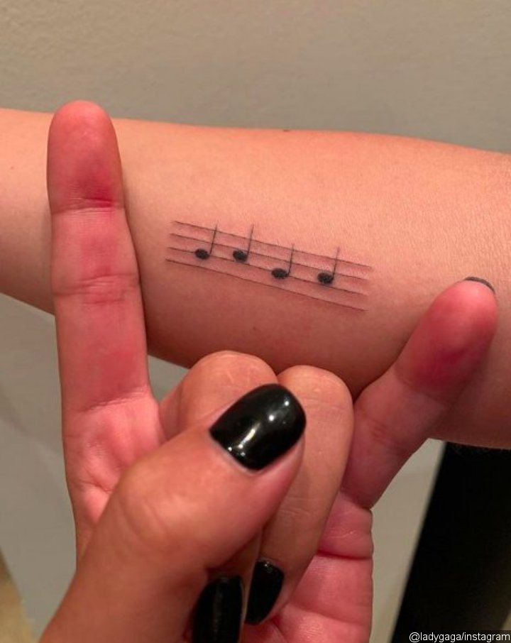 Lady GaGa's Musical Note Tattoo Featured a Major Error