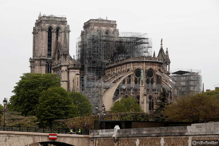 Notre Dame Cathedral One Day After the Fire