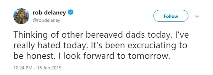 Rob Delaney Hates Father's Day After Son's Death
