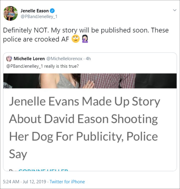 Jenelle Evans Denies She Fabricated Dog Killing Story for Publicity