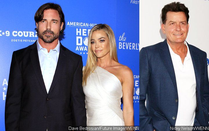 Denise Richards Is Happy Husband Gets Along With Ex Charlie Sheen