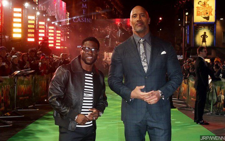 Kevin Hart Trolls Dwayne Johnson for Showing Off His Buff Physique