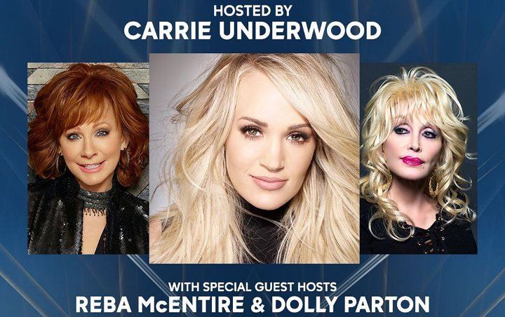 Carrie Underwood to Get Dolly Parton and Reba McEntire's Assistance in Hosting 2019 CMA Awards