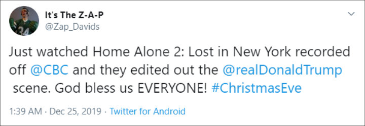 Donald Trump's 'Home Alone 2' cut out