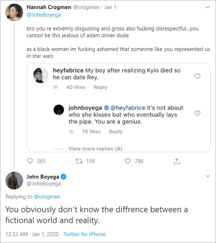 John Boyega Claps Back at Critic Over Sex Joke About 'Star Wars' Character