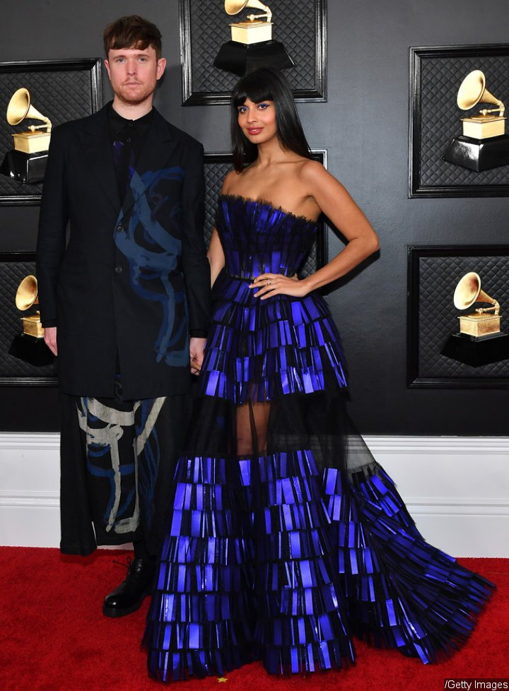 Jameela Jamil at the 2020 Grammy Awards