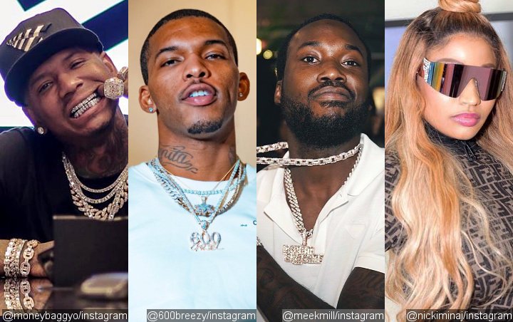 MoneyBagg Yo and 600Breezy Pick Sides in Meek Mill and Nicki Minaj Twitter War