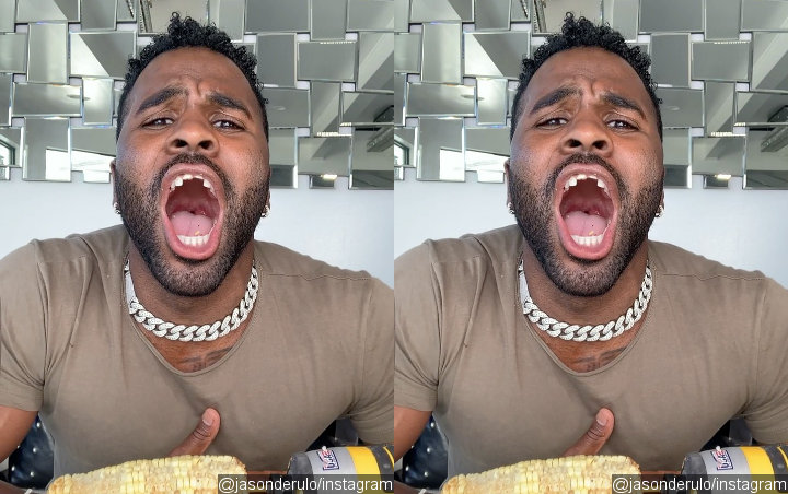 Jason Derulo Fails His TikTok Corn Drill Challenge 