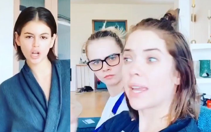 Kaia Gerber and Pals Reenact Classic Scene From 'Ru Paul's Drag Race'