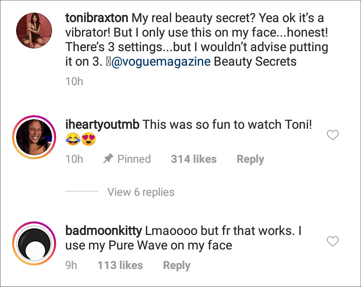 Toni Braxton's IG Post