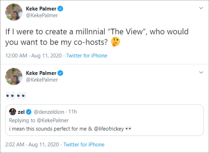 Keke Palmer teases a new project
