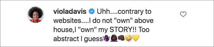 Viola Davis' IG Comment