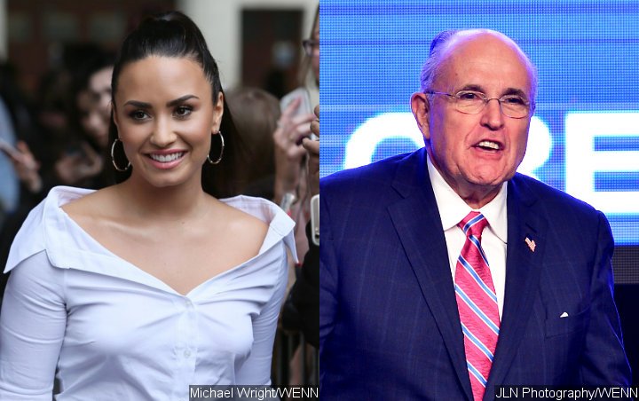 Demi Lovato Sarcastically Responds to Rudy Giuliani's Explanation of Compromising 'Borat 2' Scene
