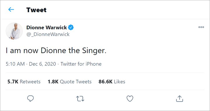 Dionne Warwick's Tweets 02