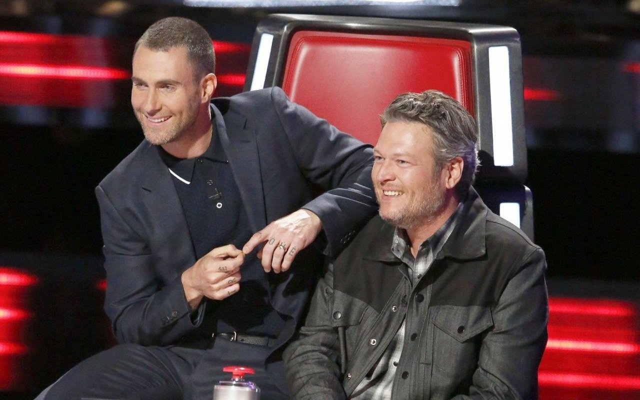 Blake Shelton Roasts Maroon 5's Songs When Saying Adam Levine Should Be His Wedding Singer