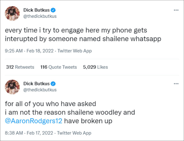 Dick Butkus via Twitter