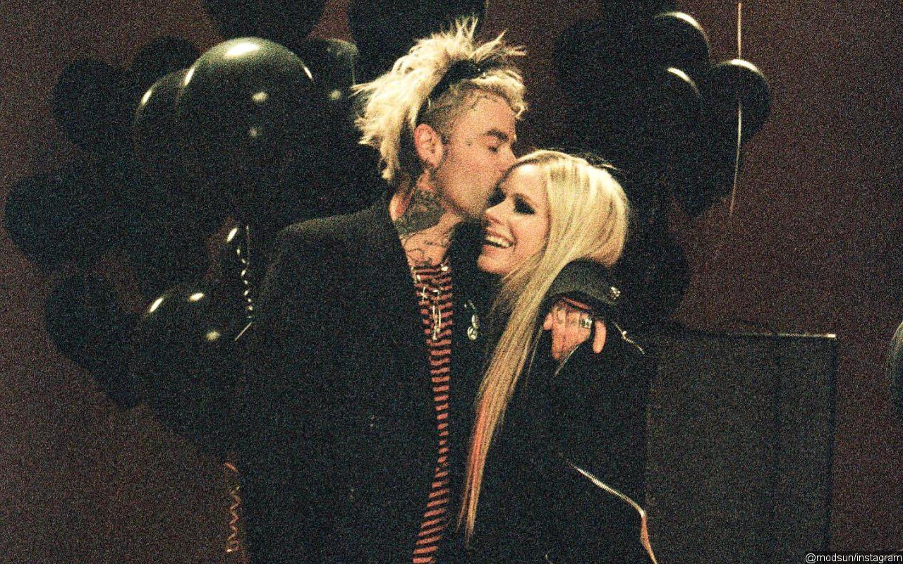 Avril Lavigne and Mod Sun Bring Paris to Their Engagement Party
