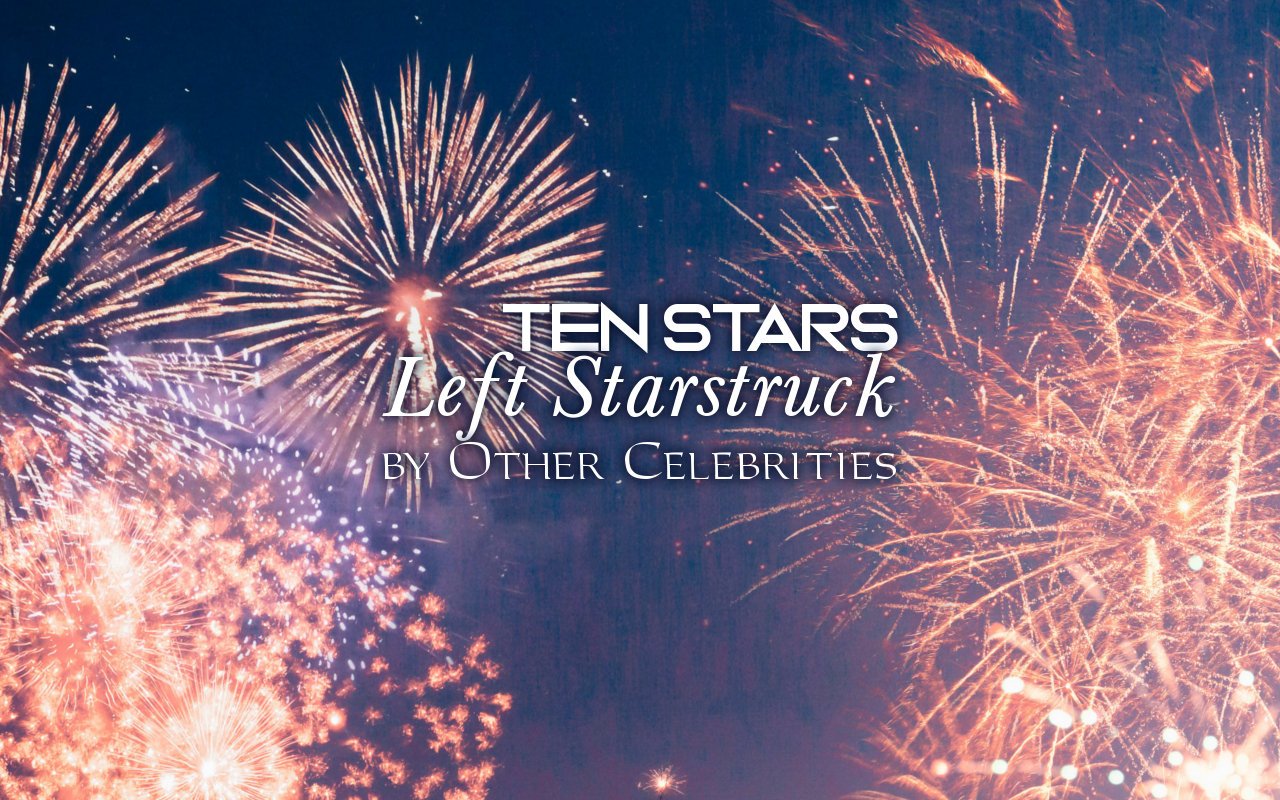 Ten Stars Left Starstruck by Other Celebrities