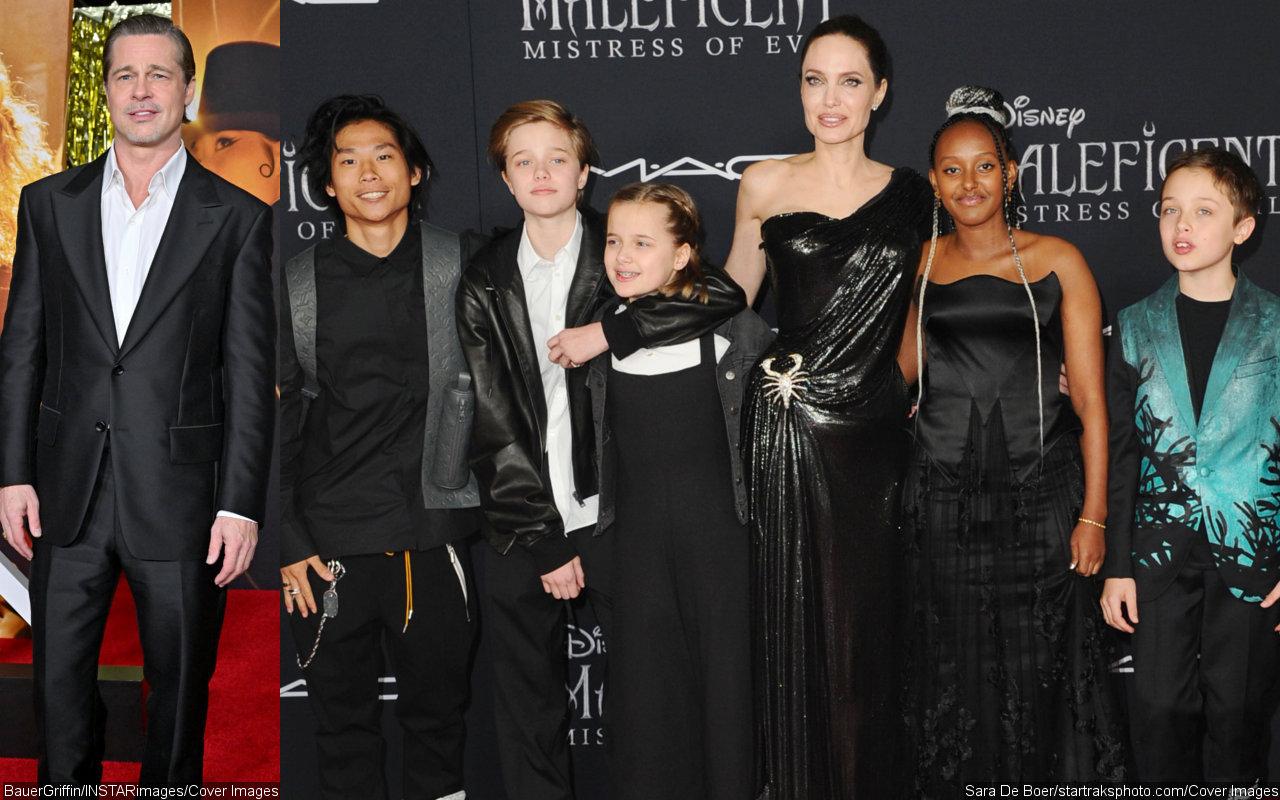 Brad Pitt and Angelina Jolie's Kids Pax, Zahara, Shiloh and Knox Spotted in Rare Sibling Outing