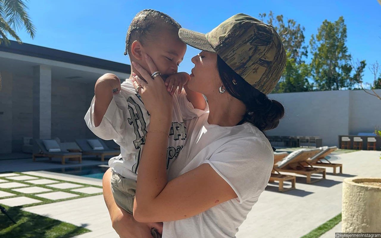 Kylie Jenner Snuggles With Her 'Big Boy' Aire in New Adorable Photos