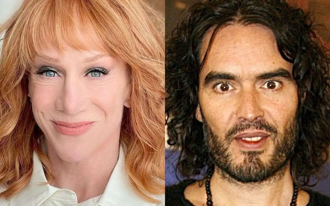 Kathy Griffin So Happy 'Sleazebag' Russell Brand Faces Sexual Assault Claims