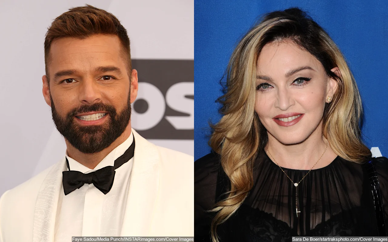 Ricky Martin Apparently Gets Aroused Onstage at Madonna Concert