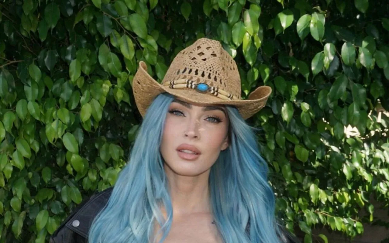 Megan Fox Gets Honest About Her 'Destroyed' Hair, Rocks Blue Tresses at Coachella