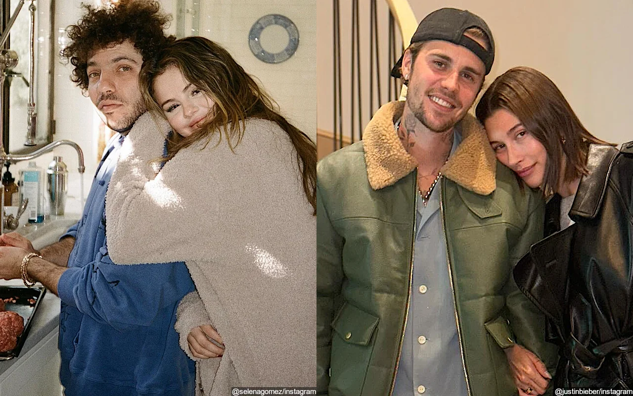 Selena Gomez and Benny Blanco Loved-Up in New Pics After Justin and Hailey Announced Pregnancy