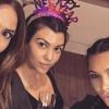 See Kourtney and Kim Kardashian Welcoming New Year With Low-Key Celebration