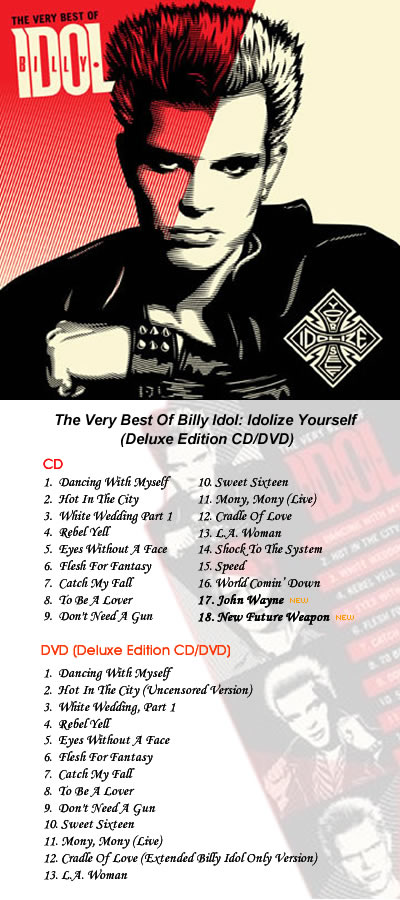 The Very Best of Billy Idol: Idolize Yourself CD/DVD Giveaway