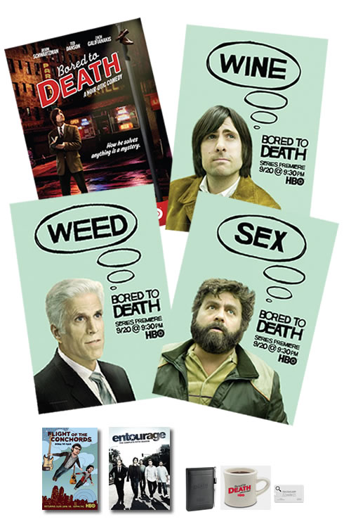 Bored to Death Prize Pack Giveaway