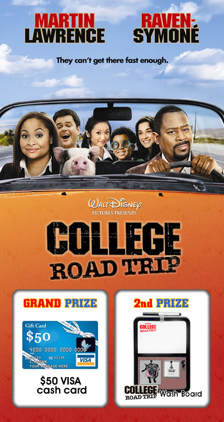 Drive into some cash with College Road Trip!