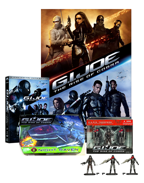 G.I. Joe: Rise of Cobra DVD Prize Pack Giveaway